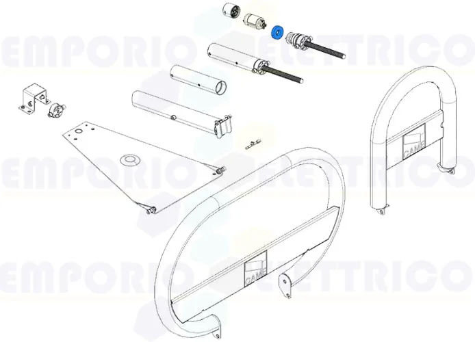 came spare part shock absorber unipark 119riu017