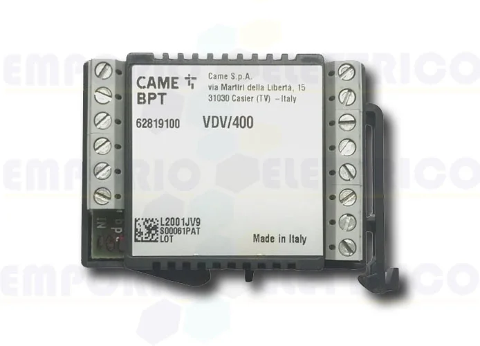 came bpt 4-output video distributor for coaxial cable vdv/400 62819100