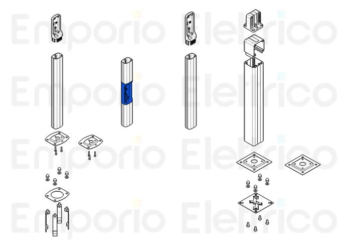 came spare part intermediate extension container dir-p 119rir154